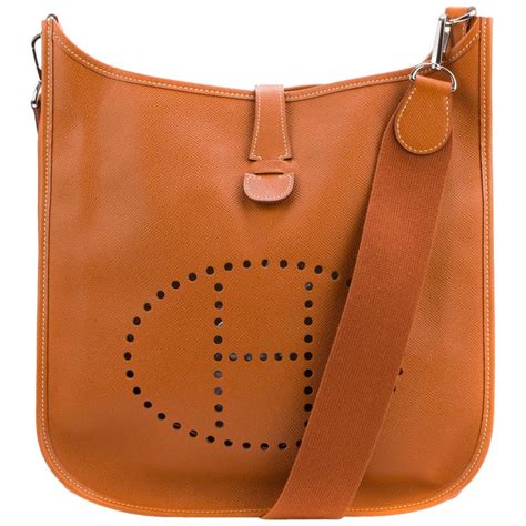 sac evelyne hermes camel|2004 Hermes evelyne bag.